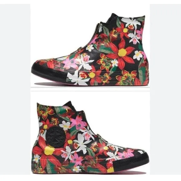 Converse X PatBo Chuck Taylor All Star Shroud Black Colorful Floral Hi Sneakers