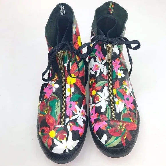 Converse X PatBo Chuck Taylor All Star Shroud Black Colorful Floral Hi Sneakers