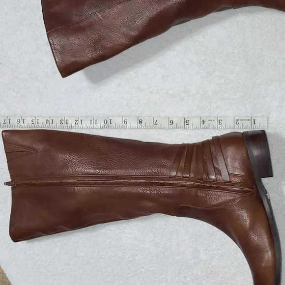 Copper Key Howdy Brown Wide Calf Boots Size 7.5