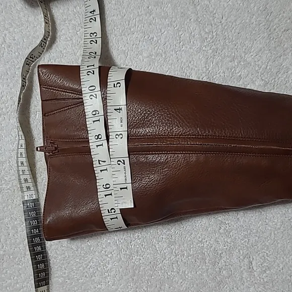 Copper Key Howdy Brown Wide Calf Boots Size 7.5