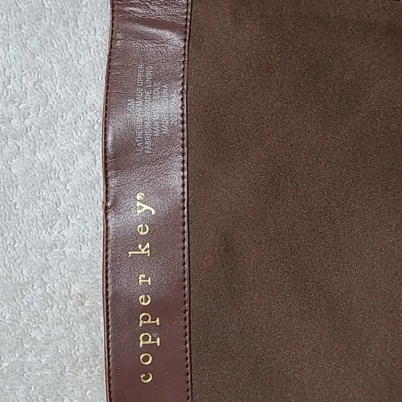 Copper Key Howdy Brown Wide Calf Boots Size 7.5