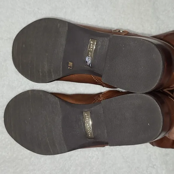 Copper Key Howdy Brown Wide Calf Boots Size 7.5