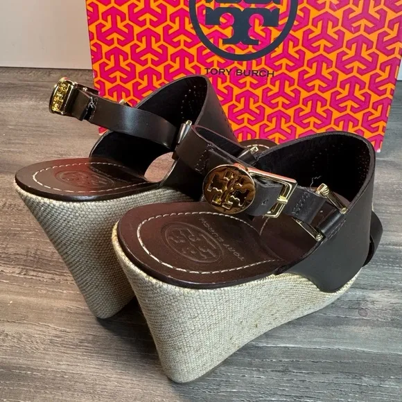 COPY - Tory Burch Kimberly Platform sandals dark brown women’s size 8.5 $240