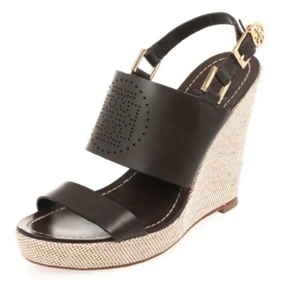 COPY - Tory Burch Kimberly Platform sandals dark brown women’s size 8.5 $240