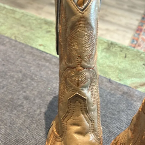 Corral Embroidered Cowboy Boot Tan Size 7