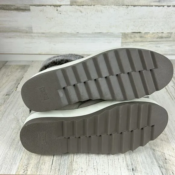 Cougar Vanetta gray Suede waterproof winter ankle boots womens  new