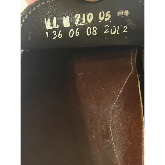 Country Club Prep Loafers Driving Shoes •Men 11 W• Brown Leather Gold Bit $199
