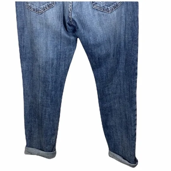 Current Elliot The Fling distressed slim bf  jean