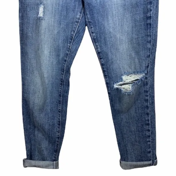 Current Elliot The Fling distressed slim bf  jean