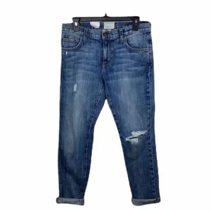Current Elliot The Fling distressed slim bf  jean