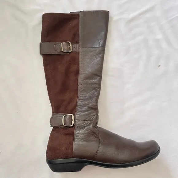 Dansko Boots Womens EU 41 US 10.5-11 Brown Leather Mid Calf Equestrian Riding