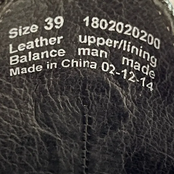 Dansko Randa Full Grain Leather Clog Black Wooden Open Toe Caged Wedge size 39