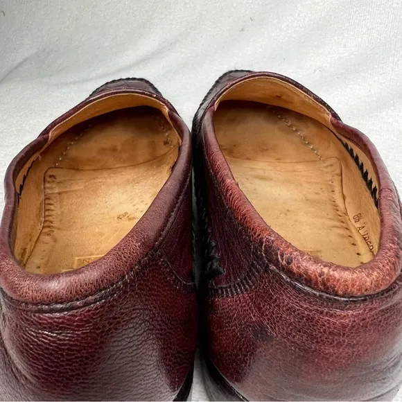 David Eden Genuine Alligator Leather Penny Loafers Dress Shoes Size 8.5 A