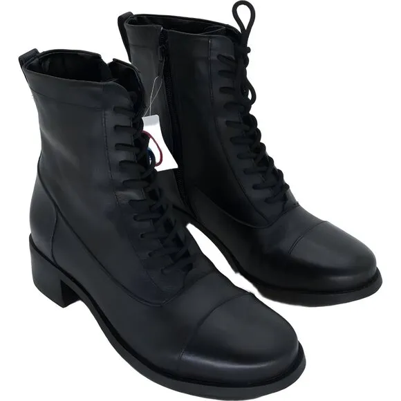 David Tate Explorer Women's Black Soft Calf Skin Boots 7.5 M