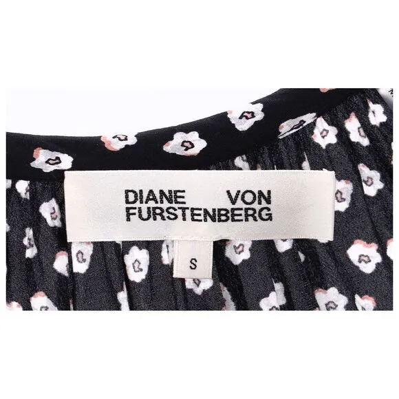Diane Von Furstenberg Imogen Maxi Dress in Black Viscose