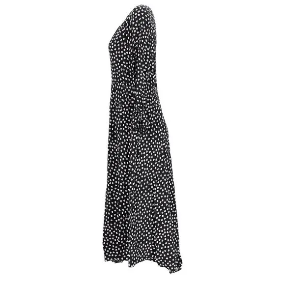Diane Von Furstenberg Imogen Maxi Dress in Black Viscose
