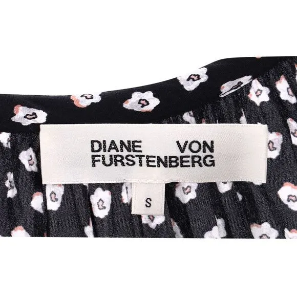 Diane Von Furstenberg Imogen Maxi Dress in Black Viscose