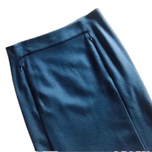Diane von Furstenberg NEW pencil skirt navy blue &quot;New Koto&quot; jersey knit size 6