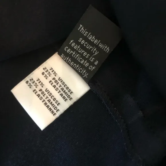 Diane von Furstenberg NEW pencil skirt navy blue &quot;New Koto&quot; jersey knit size 6