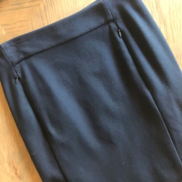 Diane von Furstenberg NEW pencil skirt navy blue &quot;New Koto&quot; jersey knit size 6