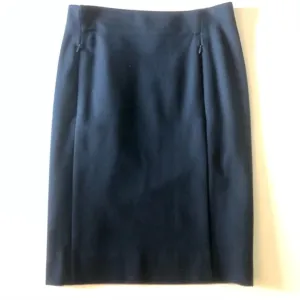 Diane von Furstenberg NEW pencil skirt navy blue &quot;New Koto&quot; jersey knit size 6