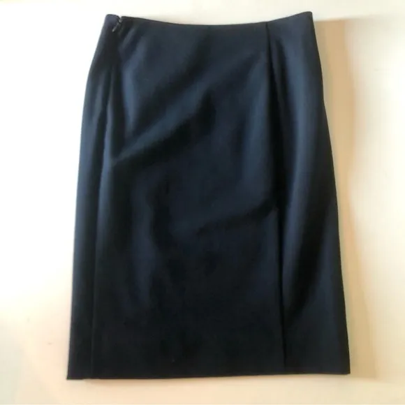 Diane von Furstenberg NEW pencil skirt navy blue &quot;New Koto&quot; jersey knit size 6