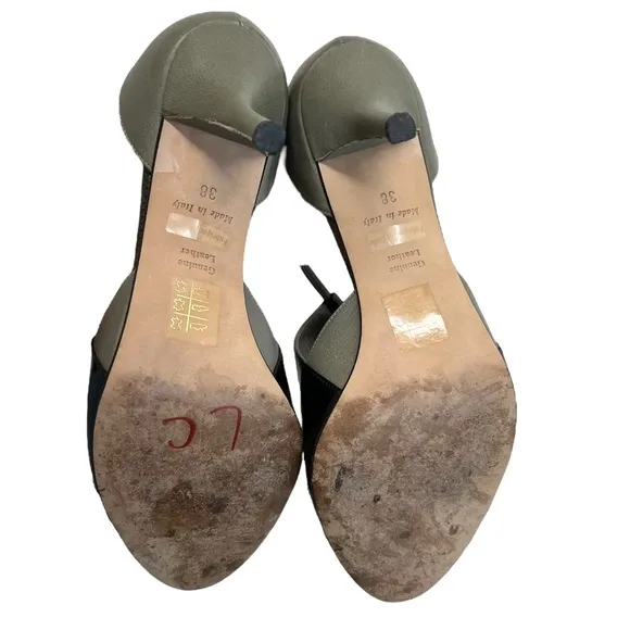 Diesel Black Gold Sandals