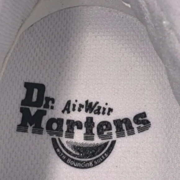 Doc Martens Women’s Size 10 Combs W White Air Wair Canvas Combat Boots Chunky
