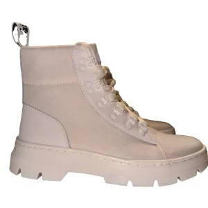 Doc Martens Women’s Size 10 Combs W White Air Wair Canvas Combat Boots Chunky