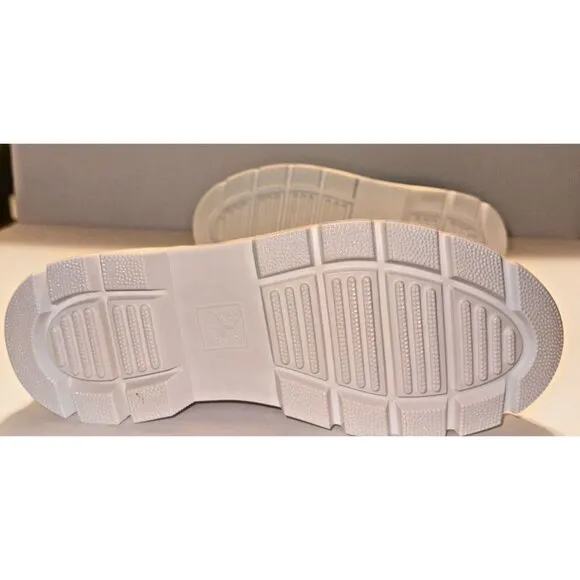 Doc Martens Women’s Size 10 Combs W White Air Wair Canvas Combat Boots Chunky
