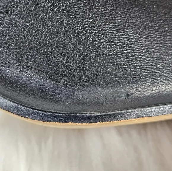 Dolce Vita Black Smooth Leather Mid Calf Boots Size 10