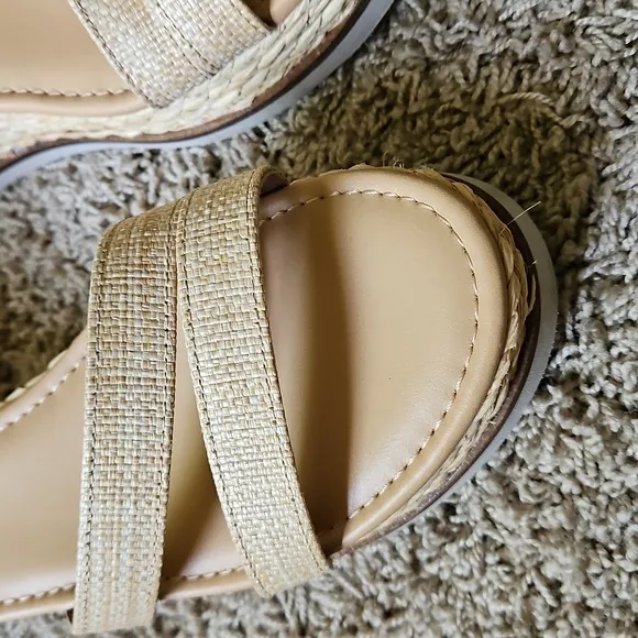 Dolce Vita Breanne Faux Leather Ankle Strap Espadrilles 11M
