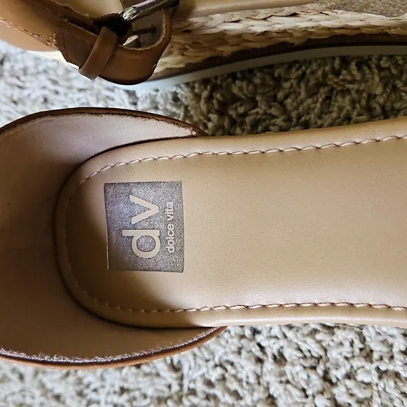 Dolce Vita Breanne Faux Leather Ankle Strap Espadrilles 11M