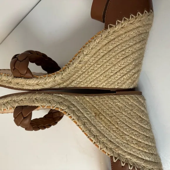 Dolce Vita Nilton Brown Braided Women's Espadrilles 9.5