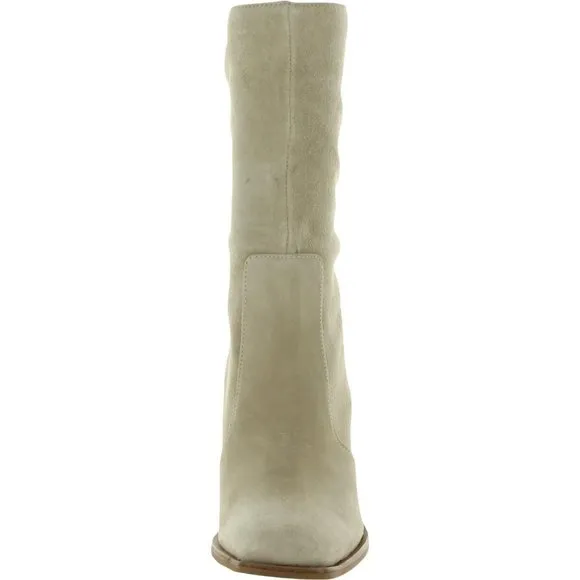 Dolce Vita Nokia Women's Dune Suede Square Toe Mid-Calf Boots Size 11 NWB