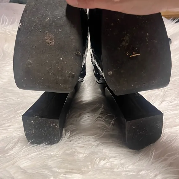 Dolls kill club Exx techno platform gogo boots