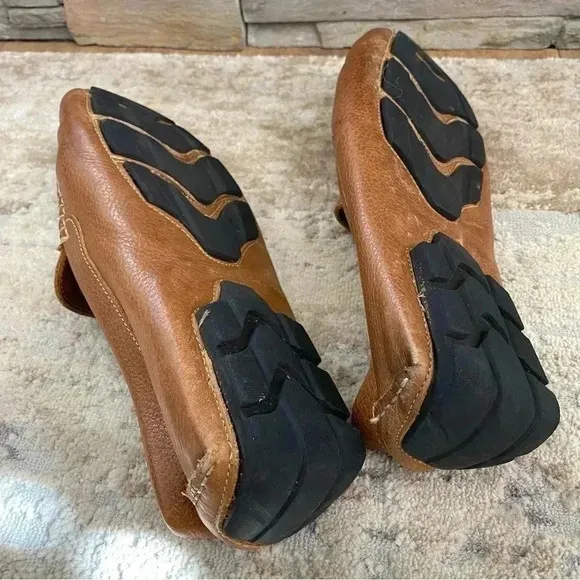 Donald Pliner Alondro Tan Leather Loafers Slip On Driving Shoes Camel Brown:11.5