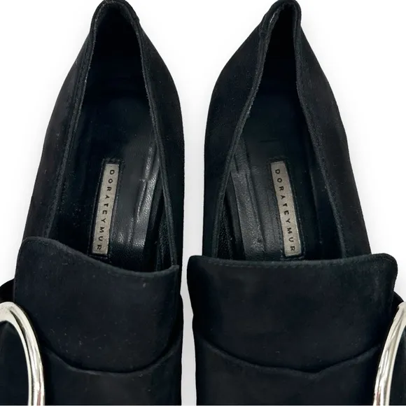 DORATEYMUR New Turbojet Black Suede Pumps sz 40
