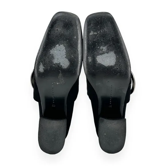 DORATEYMUR New Turbojet Black Suede Pumps sz 40