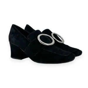 DORATEYMUR New Turbojet Black Suede Pumps sz 40
