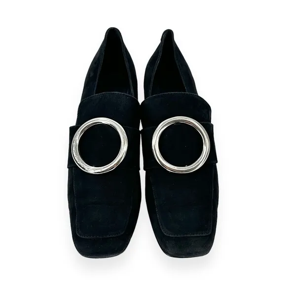 DORATEYMUR New Turbojet Black Suede Pumps sz 40