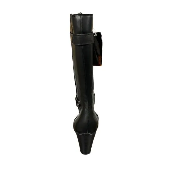 Dorking Womens EU 41 US 11 Camino Mid Calf Boots Black Leather *NEW with DEFECT