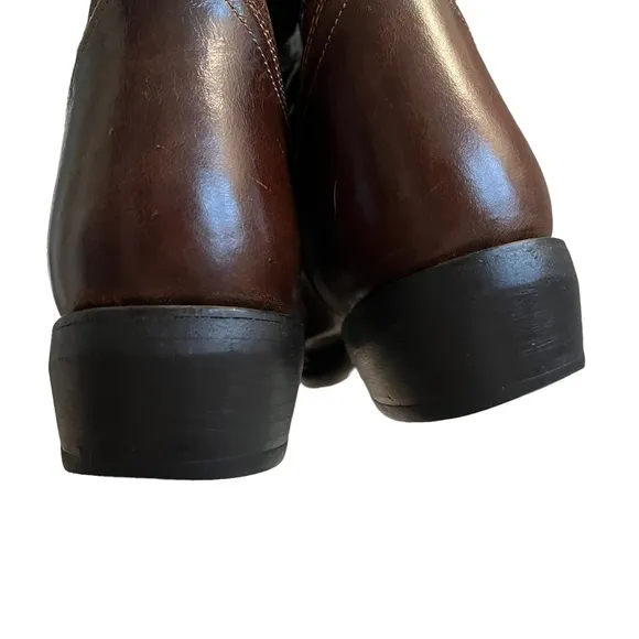 Double H Western Distressed Slouchy Boots, Sz 10