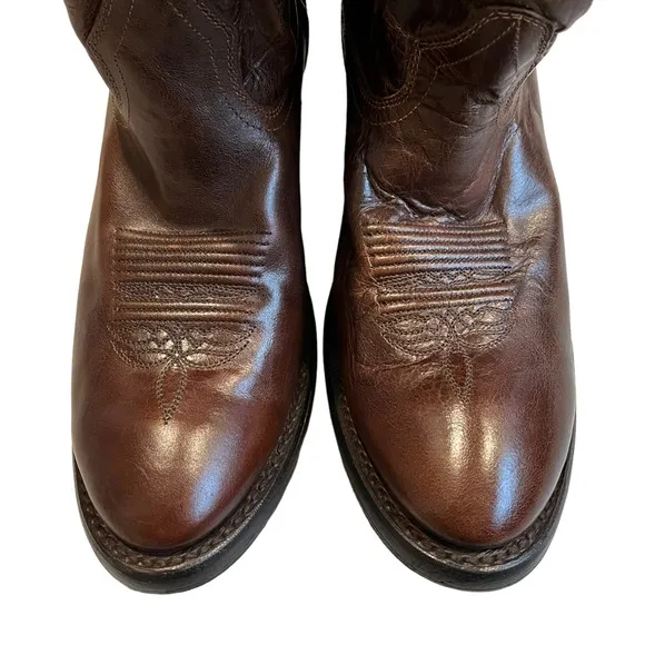 Double H Western Distressed Slouchy Boots, Sz 10