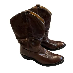 Double H Western Distressed Slouchy Boots, Sz 10