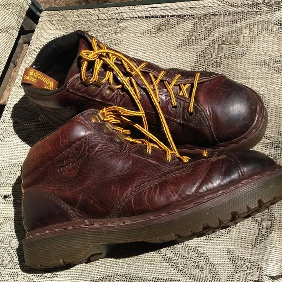 Dr Doc Martens Vintage Monkey Shoes Boots Platform Mens 9 Chunky Made in Germany