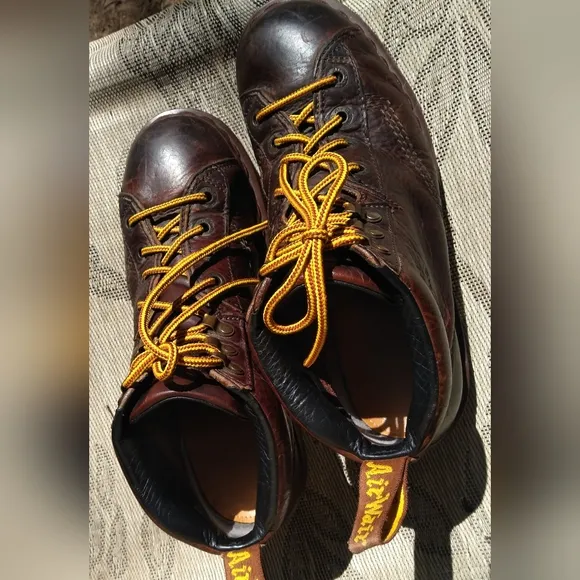 Dr Doc Martens Vintage Monkey Shoes Boots Platform Mens 9 Chunky Made in Germany