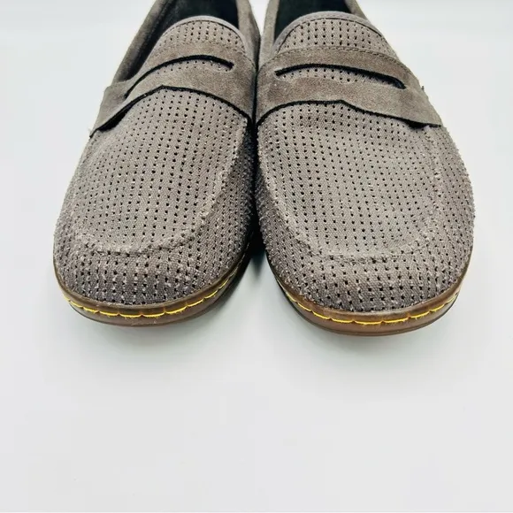 Dr Marten shoes Mark Slip on loafers penny loafer comfort shoe beige men size 12