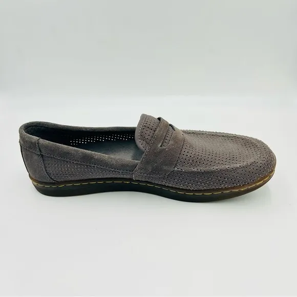 Dr Marten shoes Mark Slip on loafers penny loafer comfort shoe beige men size 12