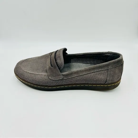 Dr Marten shoes Mark Slip on loafers penny loafer comfort shoe beige men size 12